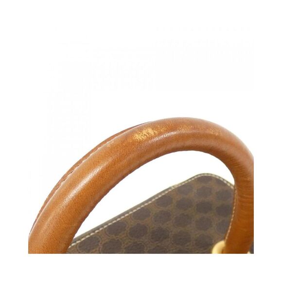 Pre Loved Celine Vintage TwoTone Top Handle Handbag Women Brown - Picture 7 of 8